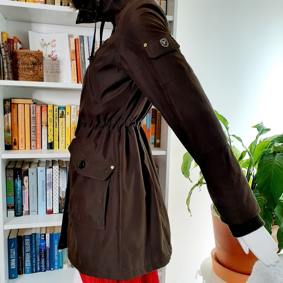 1 Madison Women's Faux Fur Hooded Parka Jacket - Picture 4 of 14